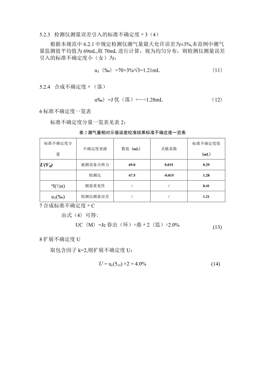 高频呼吸机校准规范不确定度评定.docx_第3页