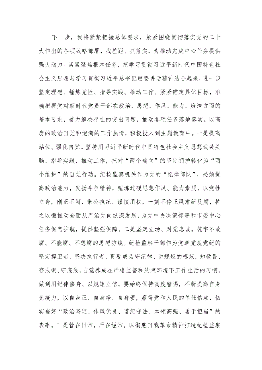 2023在主题教育与队伍教育整顿集中学习交流发言稿汇报材料合集.docx_第2页