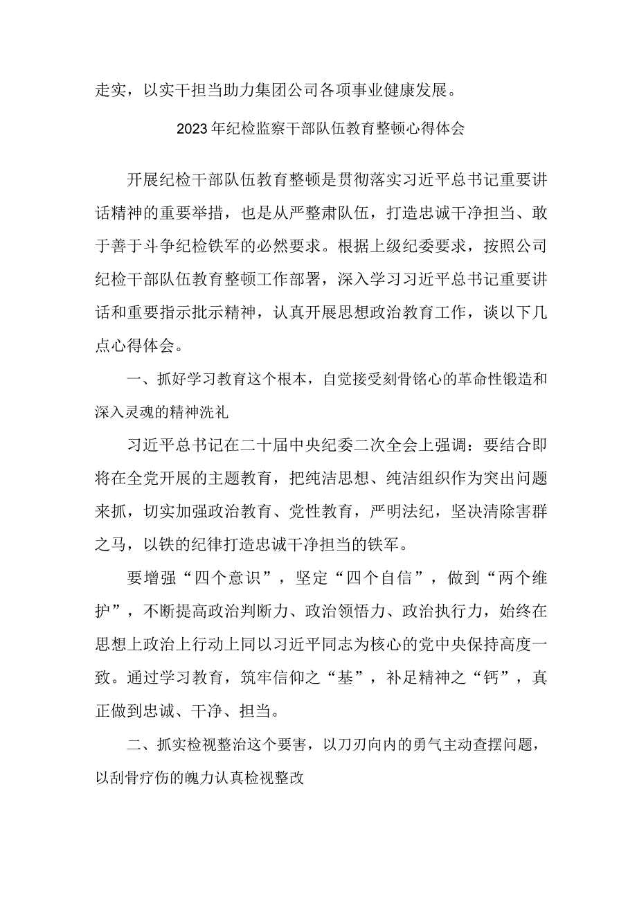 公安派出所2023年纪检监察干部队伍教育整顿个人心得体会 精编七份.docx_第3页