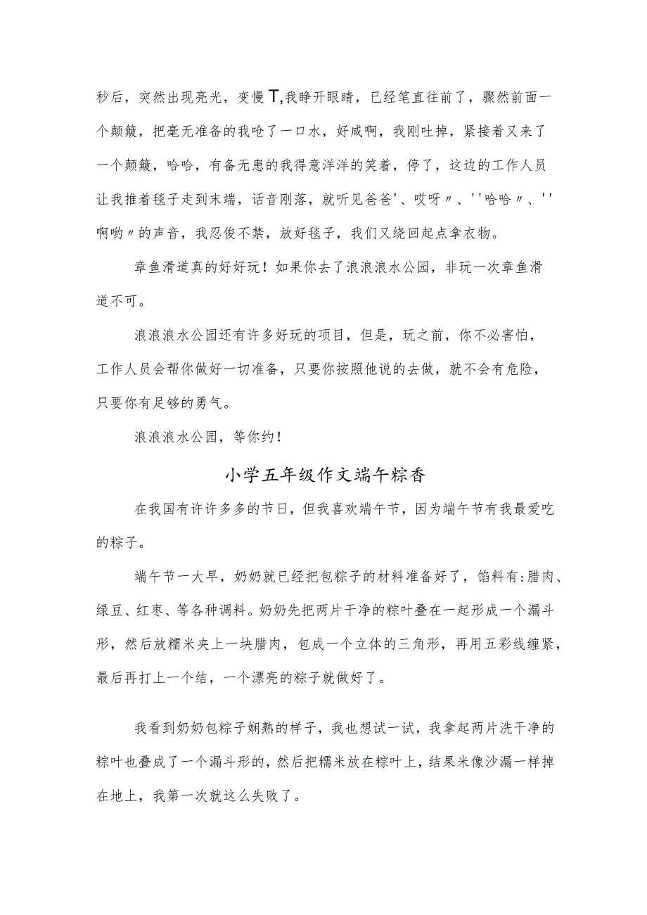 小学五年级作文相约浪浪浪水公园.docx_第2页