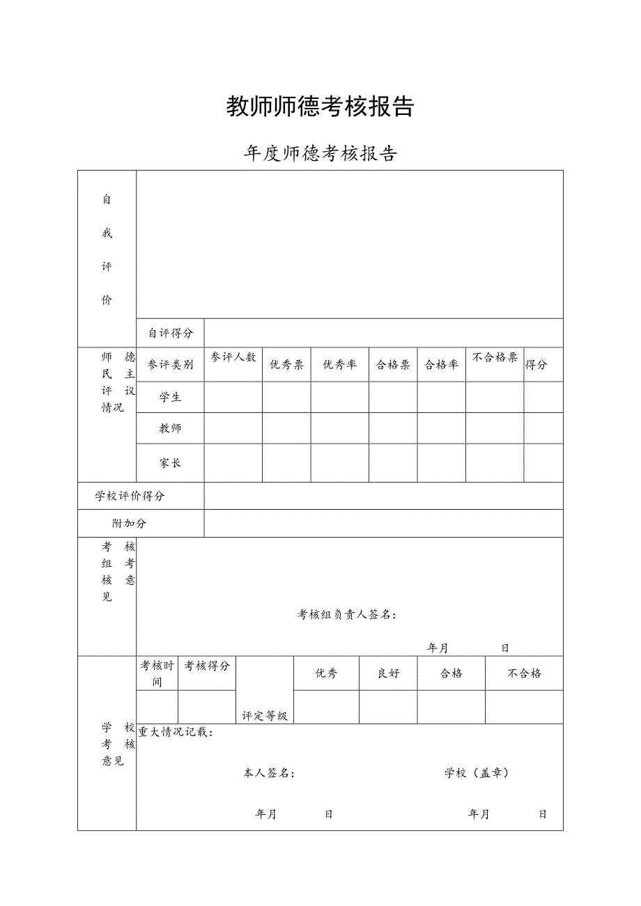 教师师德考核报告.docx_第1页