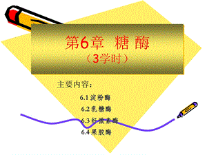 第6章糖酶3学时名师编辑PPT课件.ppt