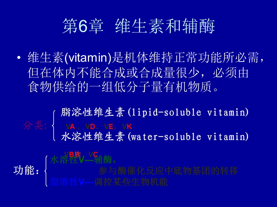 第6章维生素和辅酶.ppt_第1页