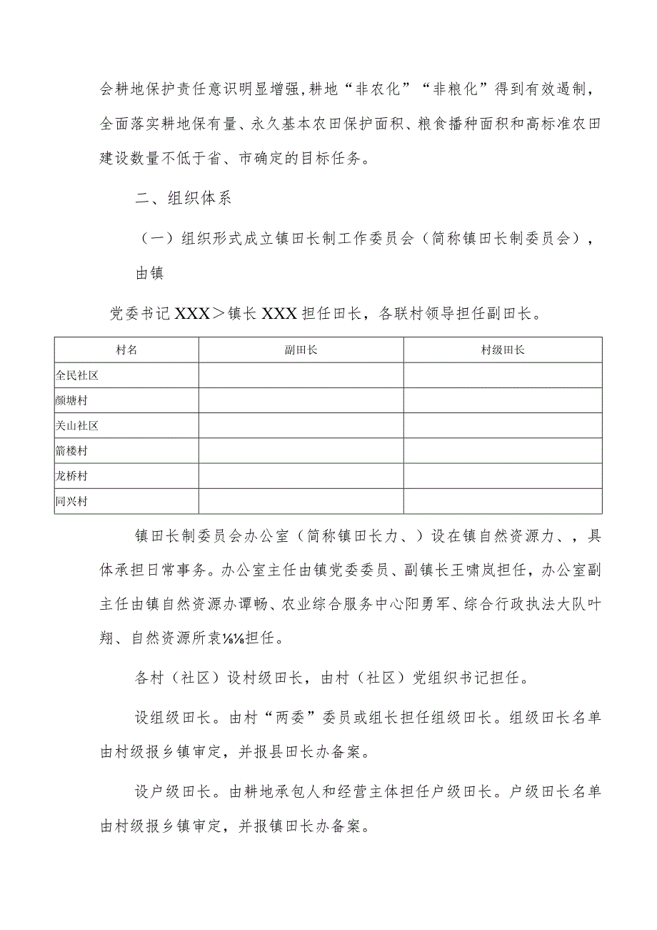 xx镇全面推行田长制实施方案.docx_第2页