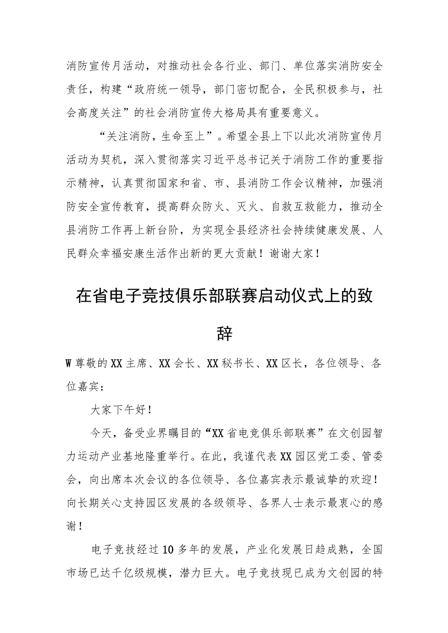 县领导在全县消防宣传月活动启动仪式上的讲话.docx_第2页