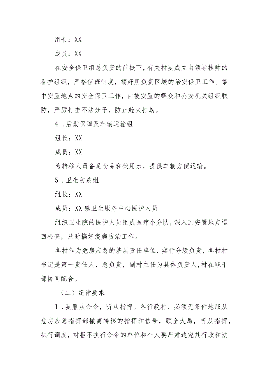 XX镇农村房屋除险解危应急预案.docx_第3页