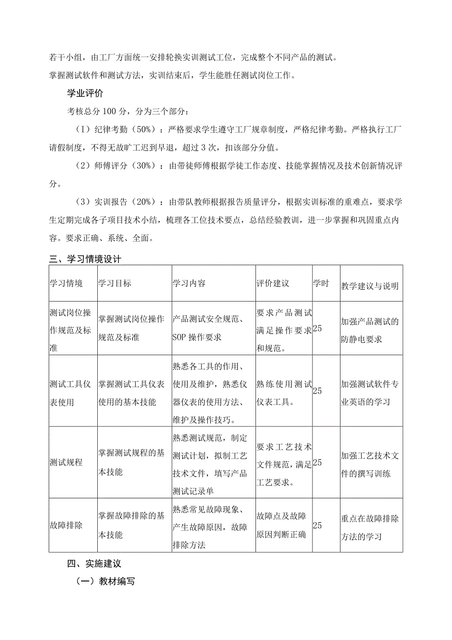 《产品测试员实训》课程标准.docx_第3页