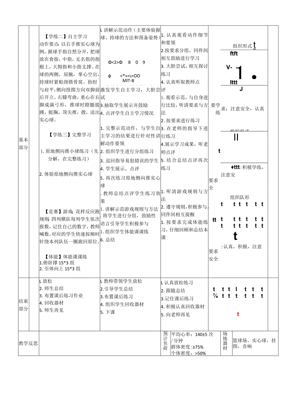 七年级新课标水平四《原地侧向投实心球》体育与健康教案.docx_第3页