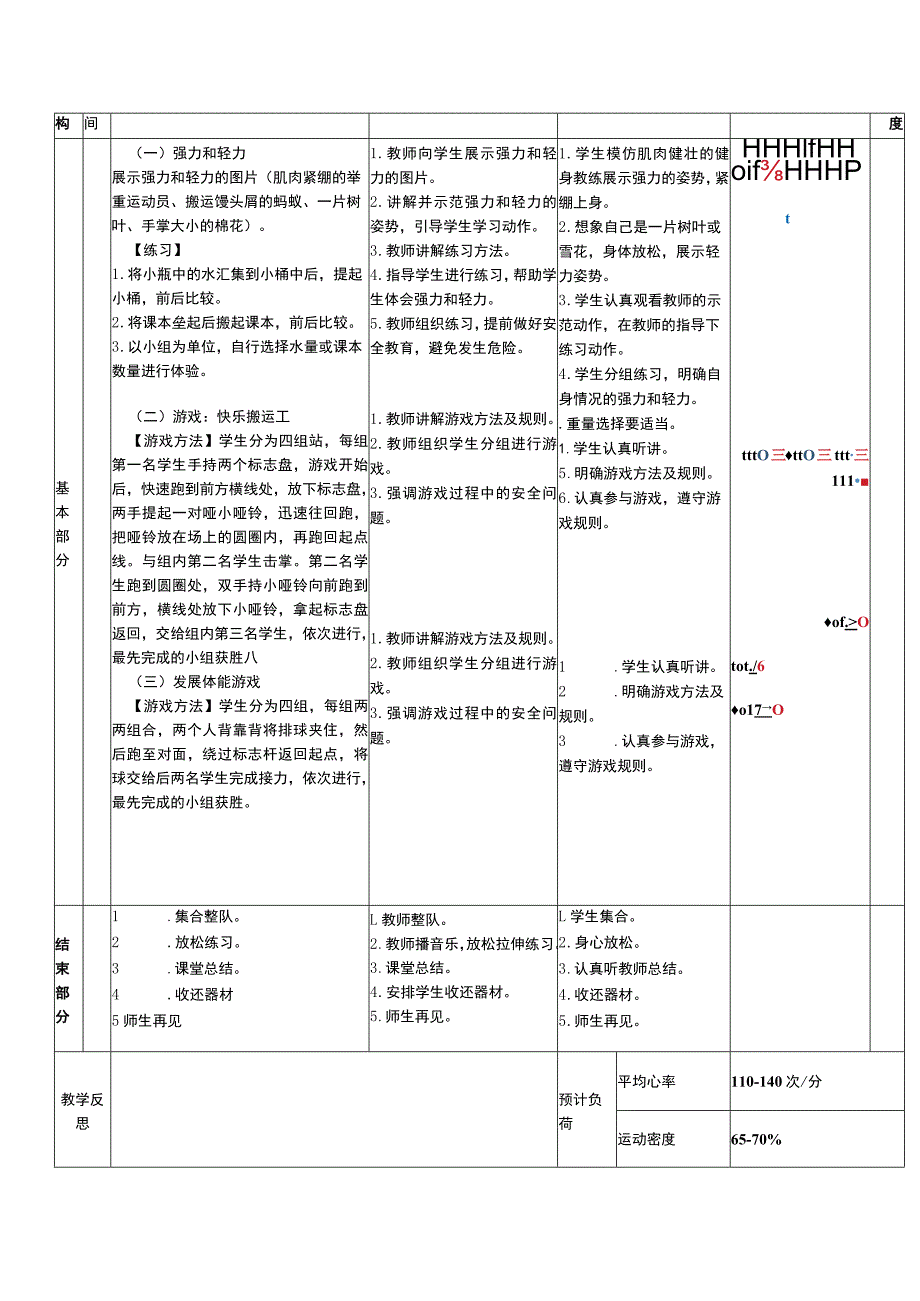 义务教育新课标水平一运动能力感知力量对比谁是大力士体育与健康教案.docx_第2页