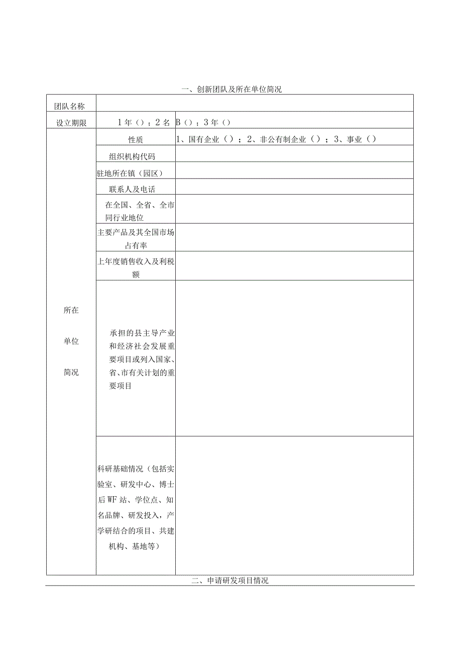 第八批庐江产业创新团队设立申请表.docx_第3页