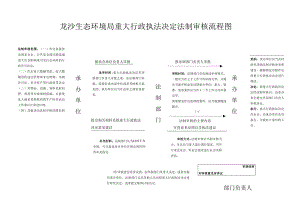 龙沙生态环境局重大行政执法决定法制审核流程图.docx