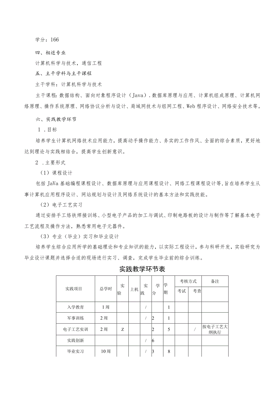 网络工程专业四年制本科培养计划区外.docx_第2页