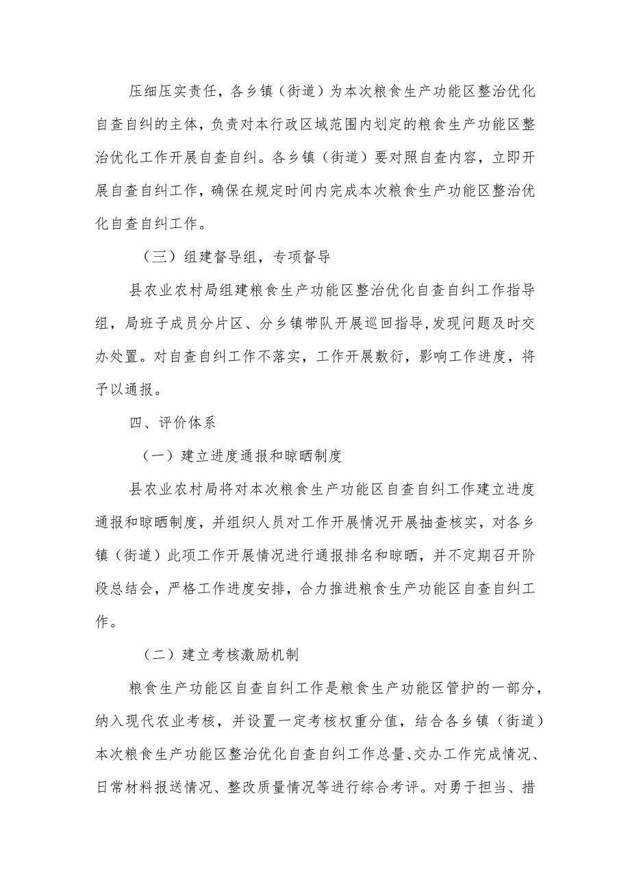 XX县粮食生产功能区整治优化自查自纠工作实施方案.docx_第3页