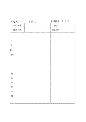 福建省参照公务员法管理事业单位职位说明.docx