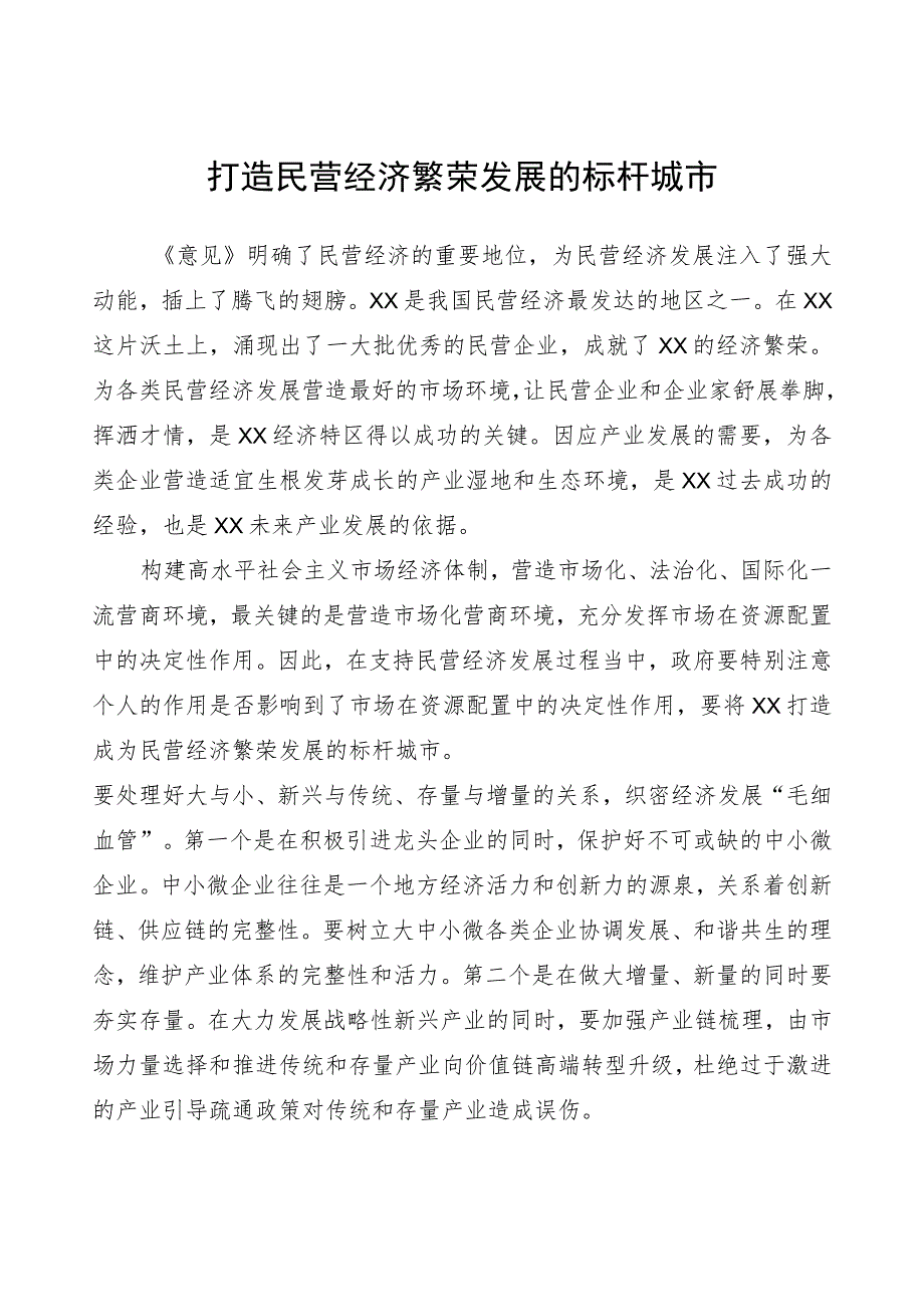 （12篇）学习贯彻《关于促进民营经济发展壮大的意见》专题座谈会上的发言材料汇编.docx_第2页