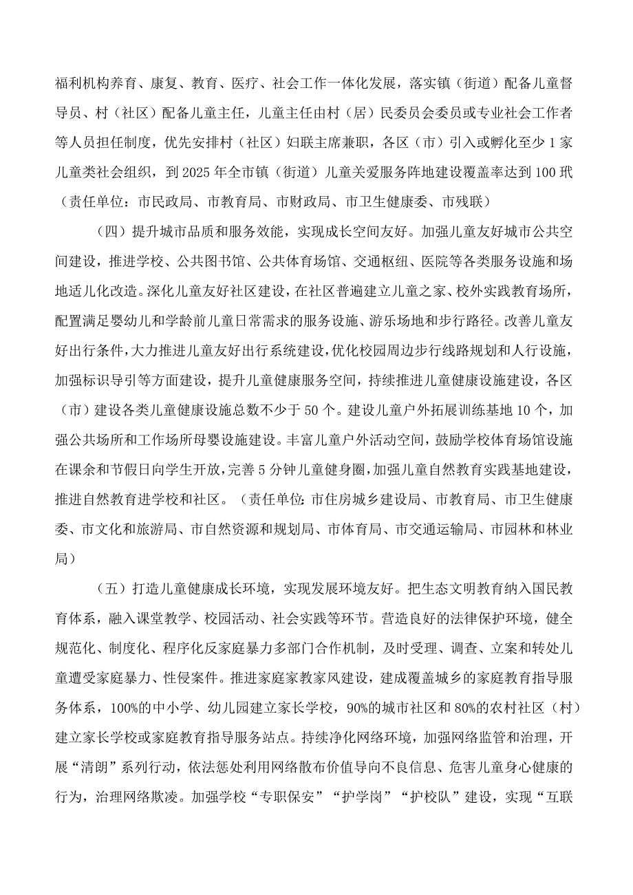 青岛市人民政府办公厅关于印发青岛市儿童友好城市建设实施方案的通知.docx_第3页