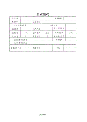 企业概况（格式）（2023年）.docx