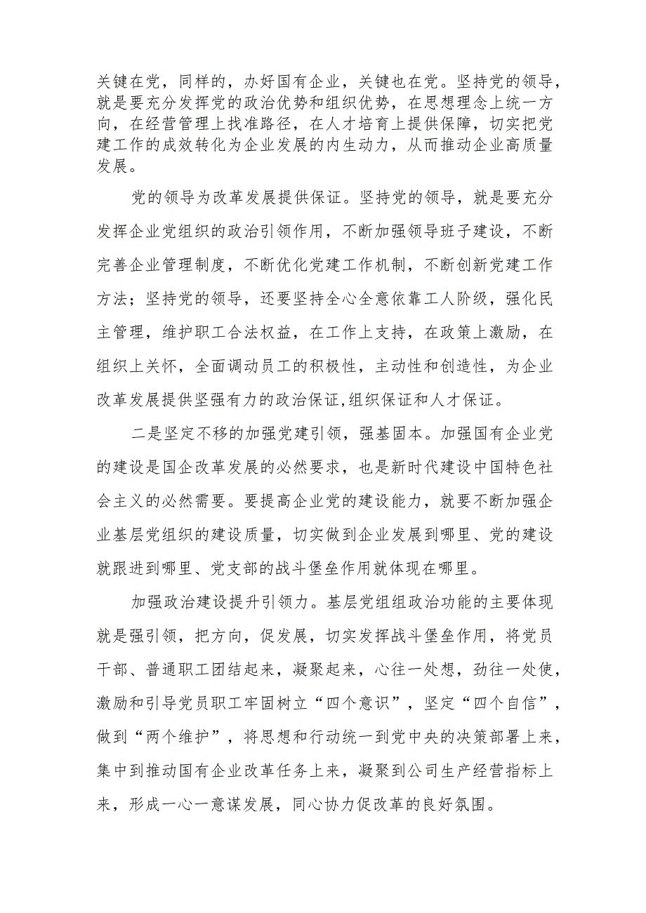 某国企党委书记专题学习研讨发言材料.docx_第2页