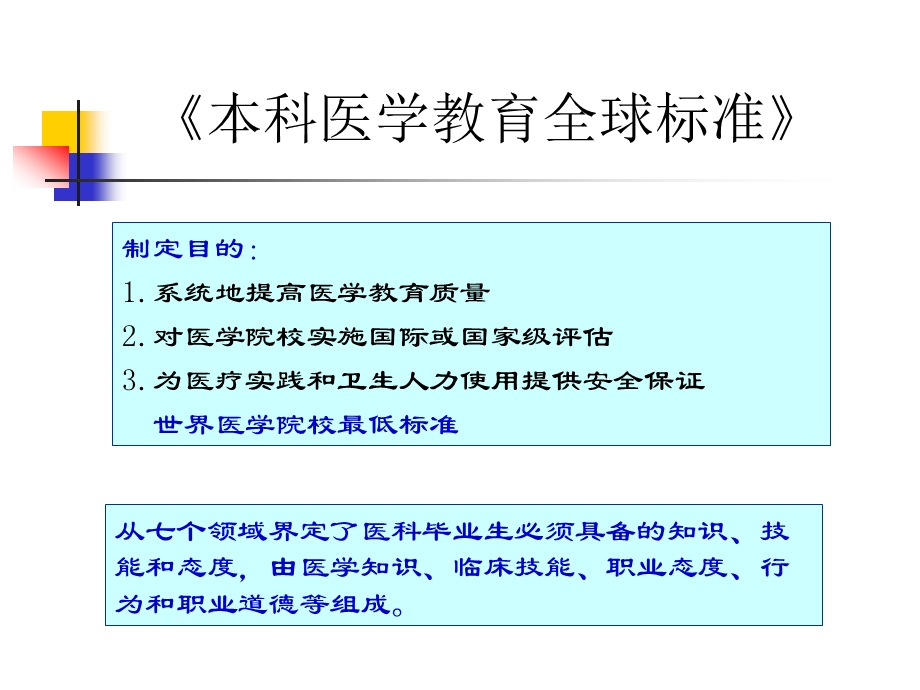 中国口腔医学教育标准的形成及形成背景中国口腔医学教育标准及其形成背景.ppt_第3页