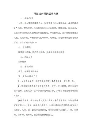 师生结对帮扶活动方案.docx