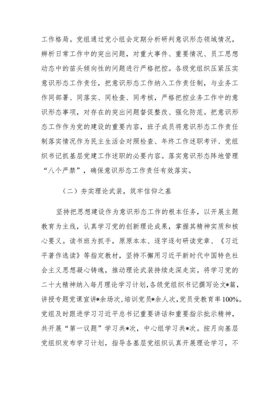 2023年度意识形态工作总结及2024年工作计划1.docx_第2页