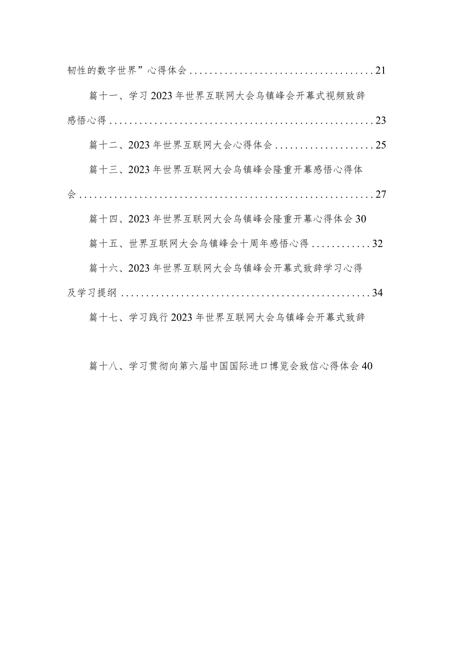 参加世界互联网大会乌镇峰会发言稿最新版18篇合辑.docx_第2页