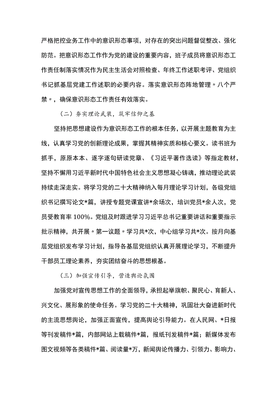 2023年度意识形态工作总结.docx_第2页