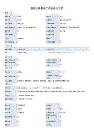 基层法律服务工作者执业注销.docx