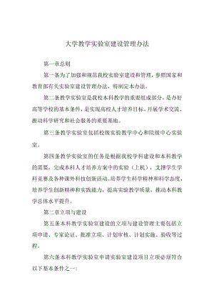 大学教学实验室建设管理办法.docx