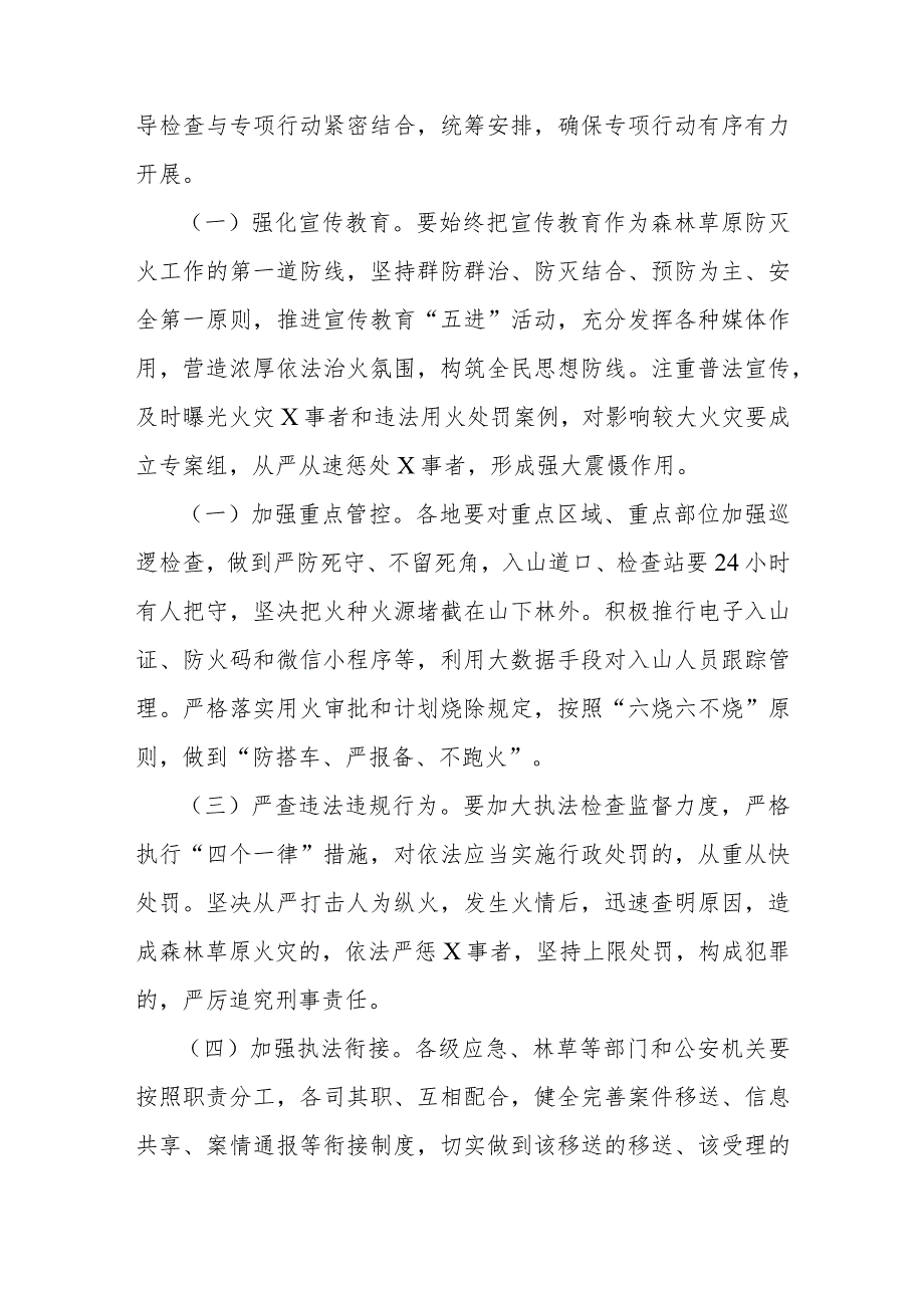 打击森林草原违法用火行为专项行动实施方案.docx_第3页