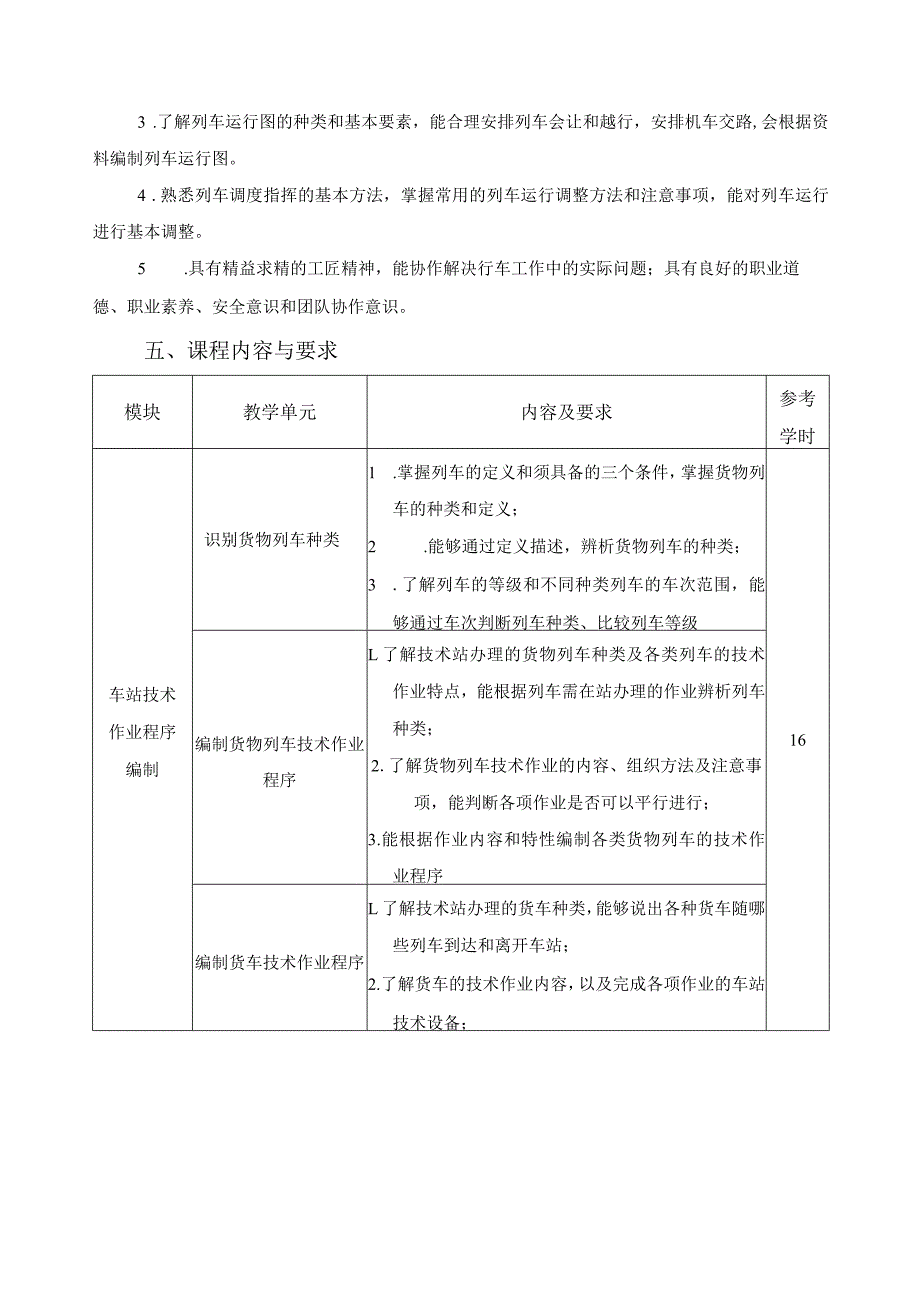 《铁路行车组织》课程标准.docx_第2页