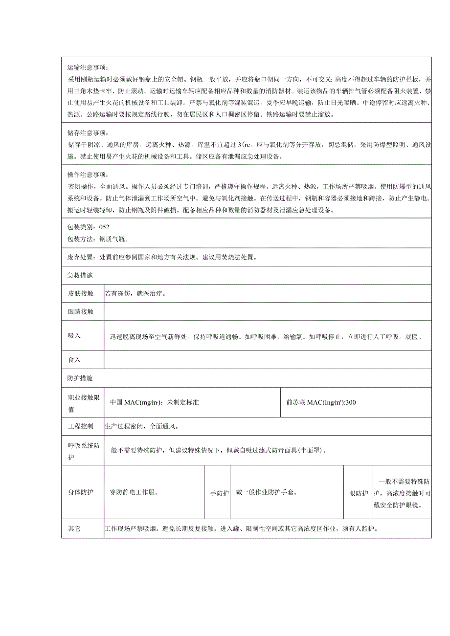 甲烷理化性质及危险特性表.docx_第2页