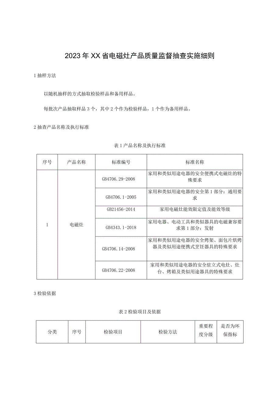 2023年电磁灶产品质量监督抽查实施细则.docx_第1页