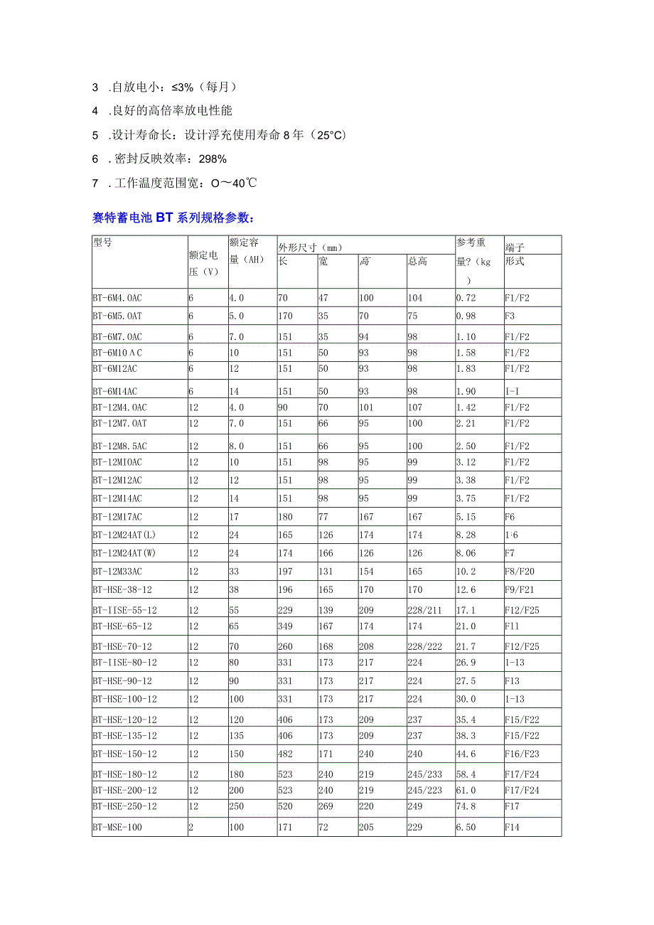 赛特蓄电池产品说明部分型号参数介绍.docx_第2页