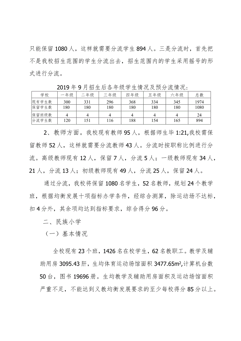 喜德县关于民族小学、城关小学、农光小学、红莫镇中学、李子史觉小学、东河瓦尔学校分流方案2019.6.25.docx_第2页