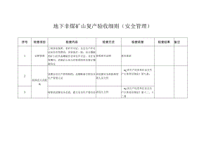 地下非煤矿山复产验收细则（安全管理）.docx