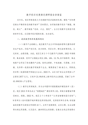 数字经济发展情况调研报告供借鉴.docx