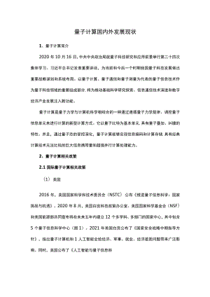 量子计算国内外发展现状.docx