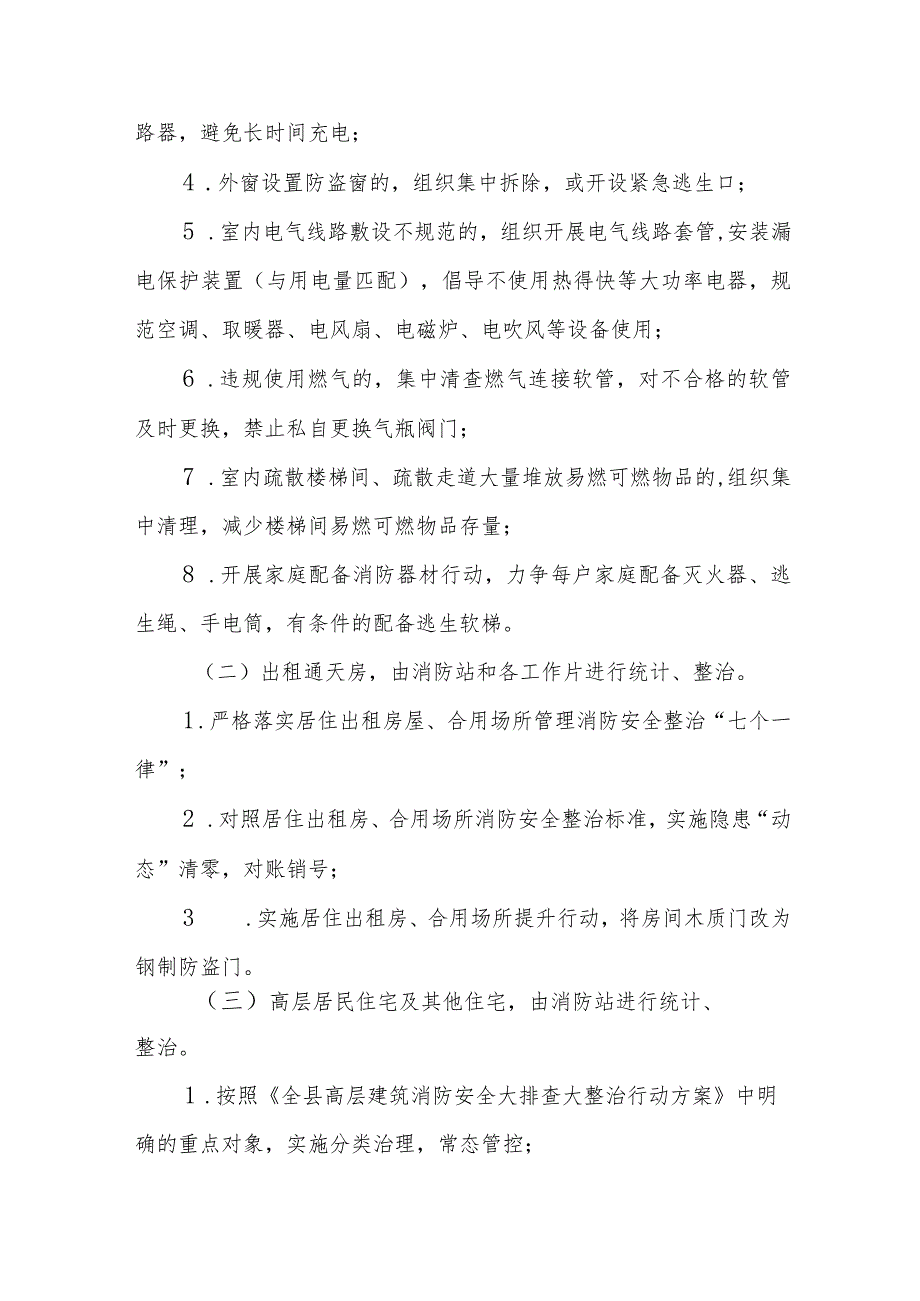 XX街道民房领域消防安全大提升行动方案.docx_第2页