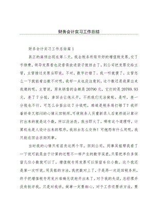 财务会计实习工作总结.docx