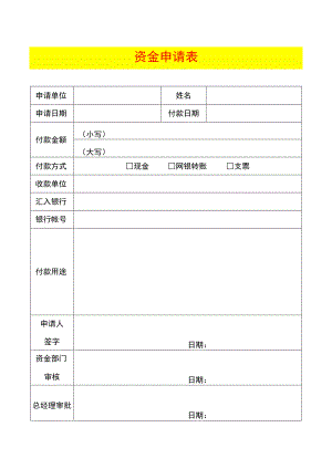 资金使用申请表.docx