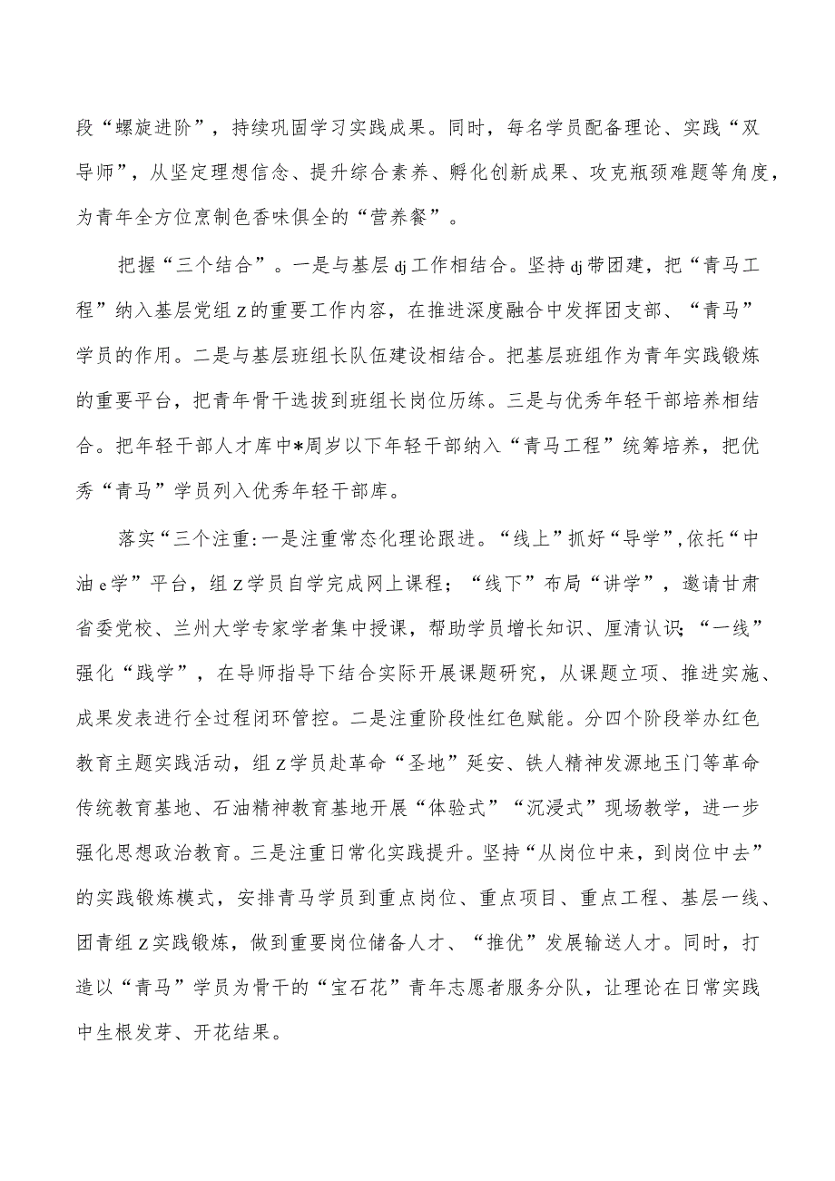 公司青马工程总结经验亮点.docx_第2页