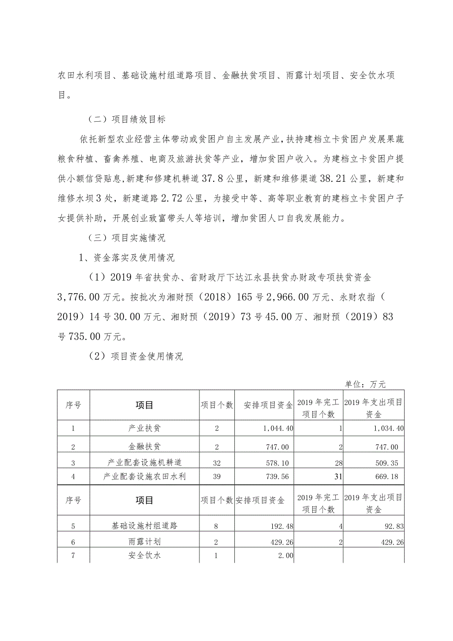 湘诚悦达专审〔2020〕230号江永县扶贫开发办公室2019年度扶贫专项资金绩效评价报告.docx_第2页