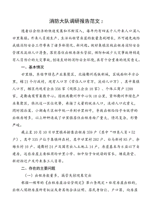 消防大队调研报告范文2.docx