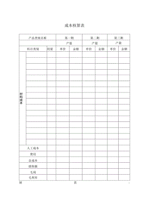 成本核算表.docx