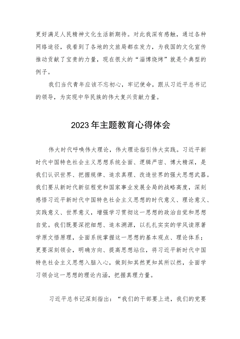 五篇学校教员关于2023年第二批主题教育心得体会.docx_第3页