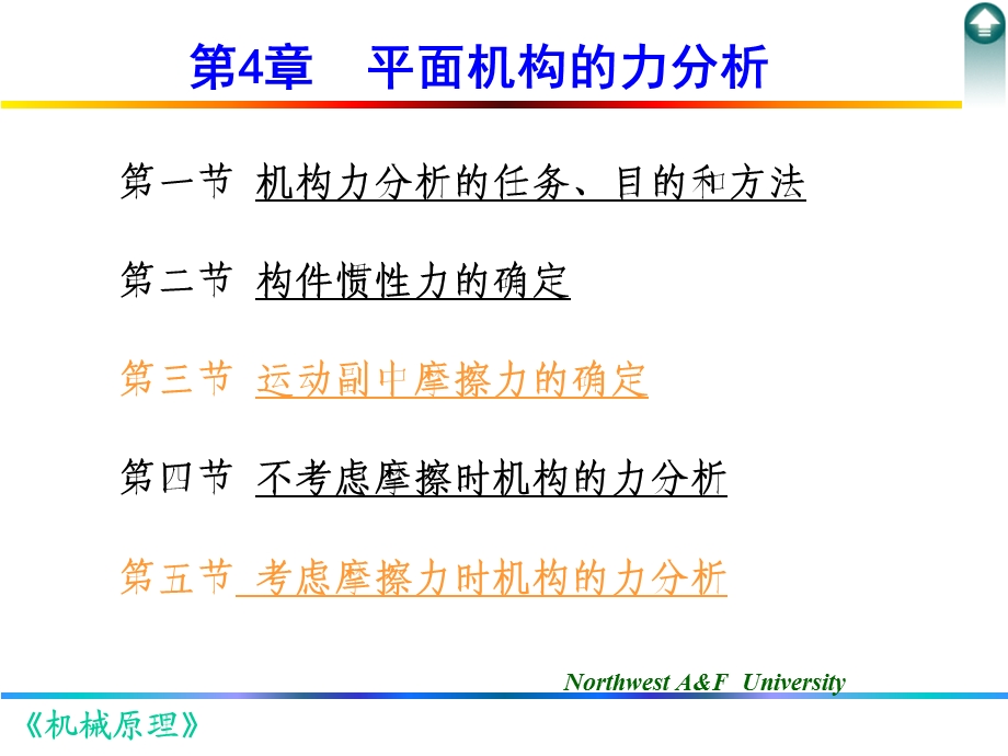 第4章平面机构的力分析.ppt_第1页