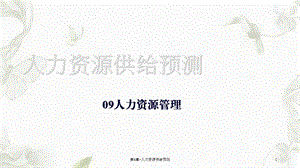 第4章人力资源供给预测课件.ppt