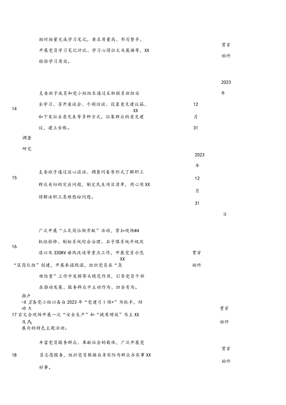 XXX党支部第二批主题教育工作任务清单.docx_第3页