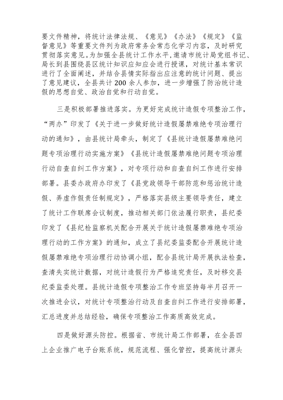 统计造假问题专项整治工作情况报告参考范文.docx_第2页